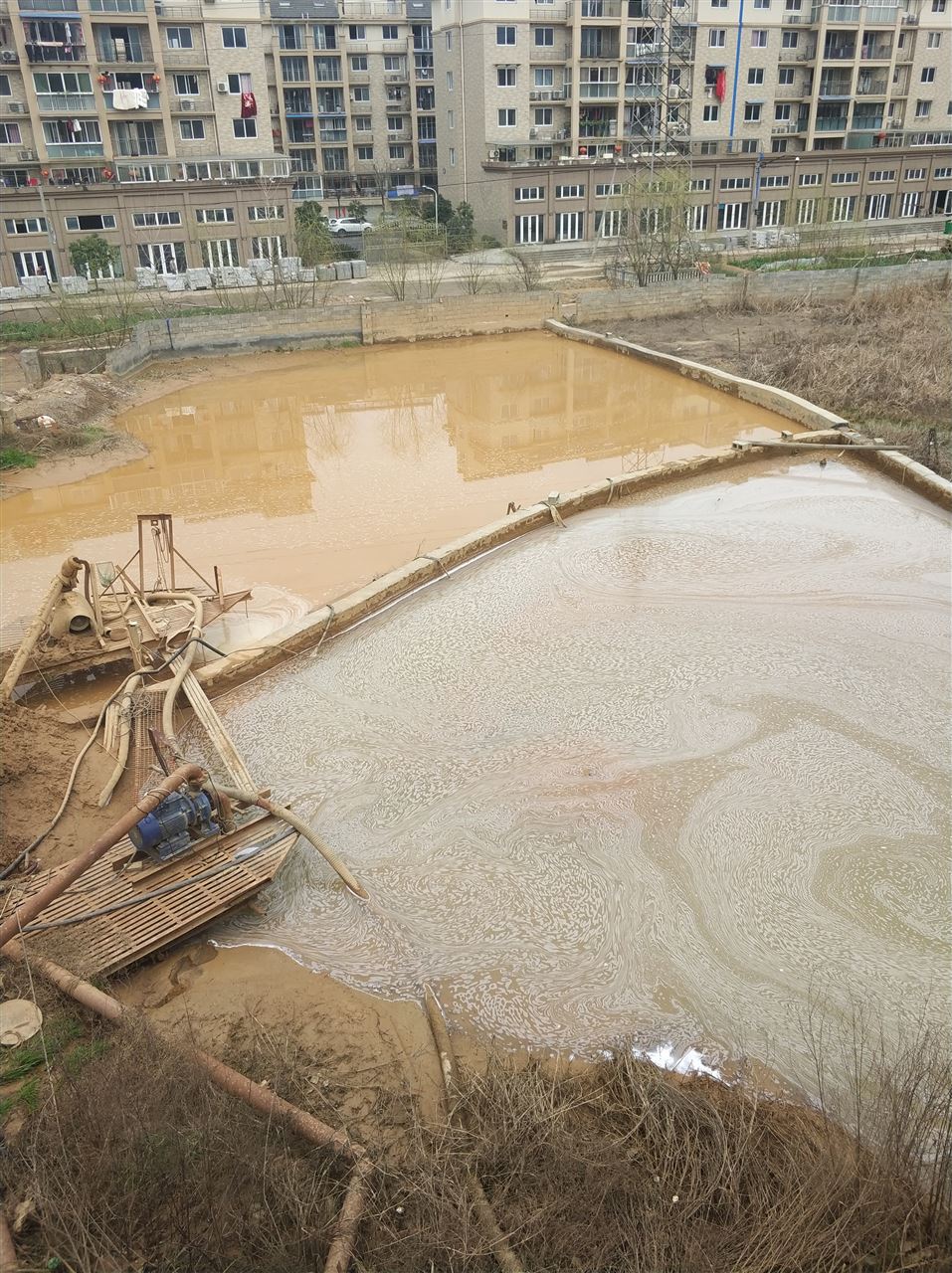 万江街道沉淀池淤泥清理-厂区废水池淤泥清淤