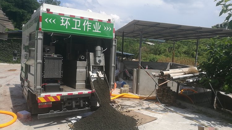 万江街道污泥干湿分离技术